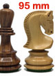 Pièces D'échecs En Sheesham Et Buis - Majestic 95mm - ref.877