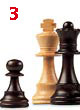 Pièces D'échecs En Buis N°3 Plombées-feutrées - ref.1145