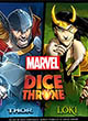Dice Throne Marvel : Thor, Loki, Spiderman, Scarlet Witch - ref.11675