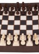 Jeu Déchecs Avec Plateau Brun Enroulable (magnétique) - ref.12737