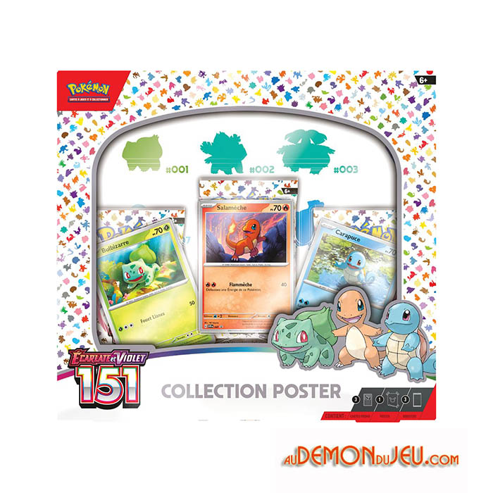 Jeux De Carte / jcc pokemon / Pokémon Ev03.5 : Coffret Collection Poster -  Écarlate Et Violet 151